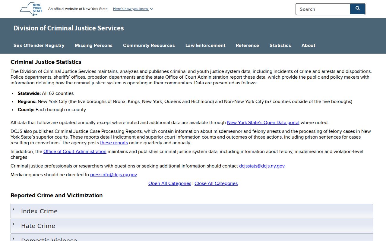 Owego criminal record and police statistics search